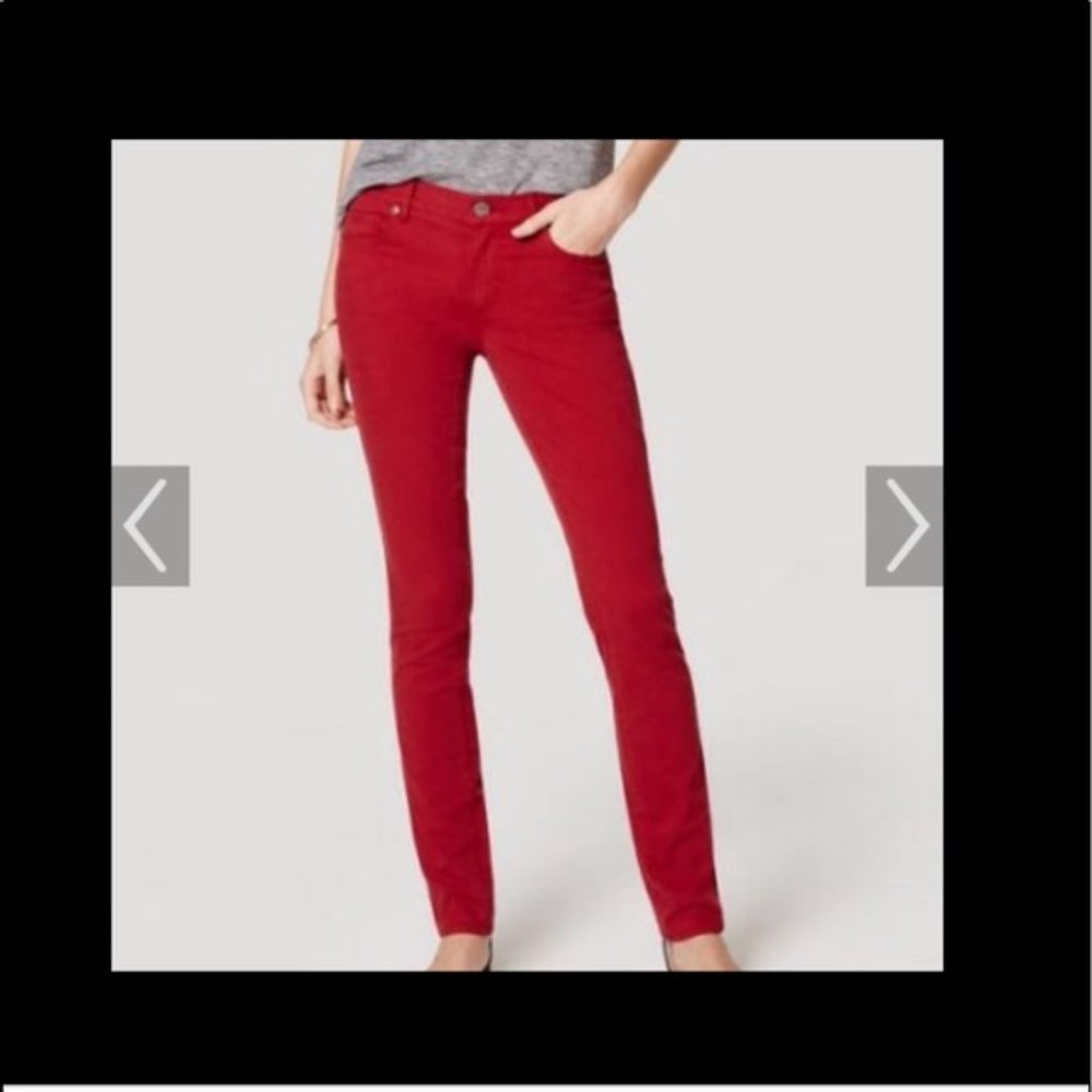 Ann Taylor Loft Curvy Skinny Jeans, 24/00P